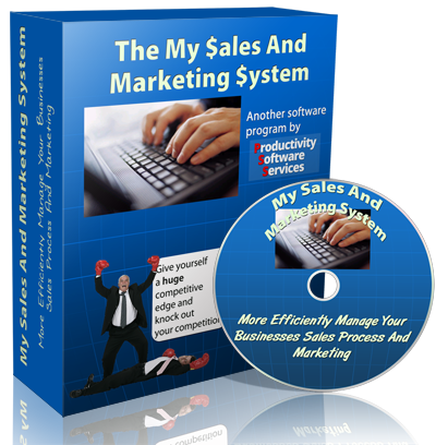 My Sales And Marketing Software System